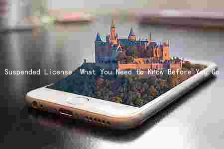 Suspended License: What You Need to Know Before You Go