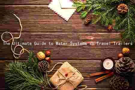 The Ultimate Guide to Water Systems in Travel Trailers and RVs: Components, Maintenance, and Safety